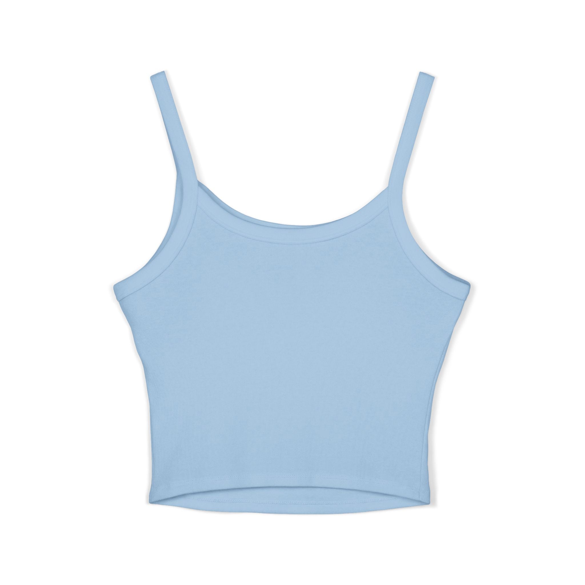 Cute Love Spaghetti Strap Tank Top, Summer Fashion, Casual Wear, Gift for Her, Birthday Gift, Beach Day Top, Blue Tank