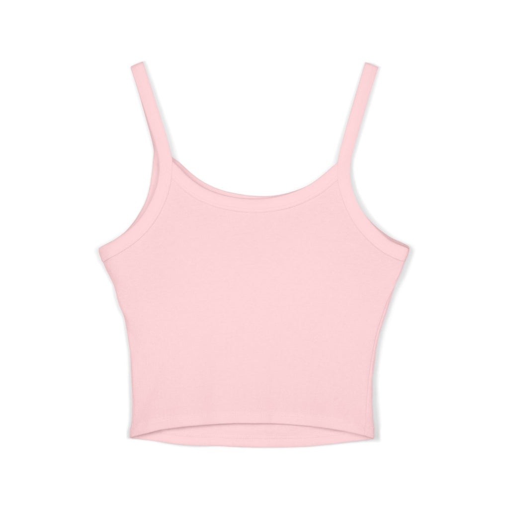 Cute Love Spaghetti Strap Tank Top, Summer Fashion, Casual Wear, Gift for Her, Birthday Gift, Beach Day Top, Blue Tank