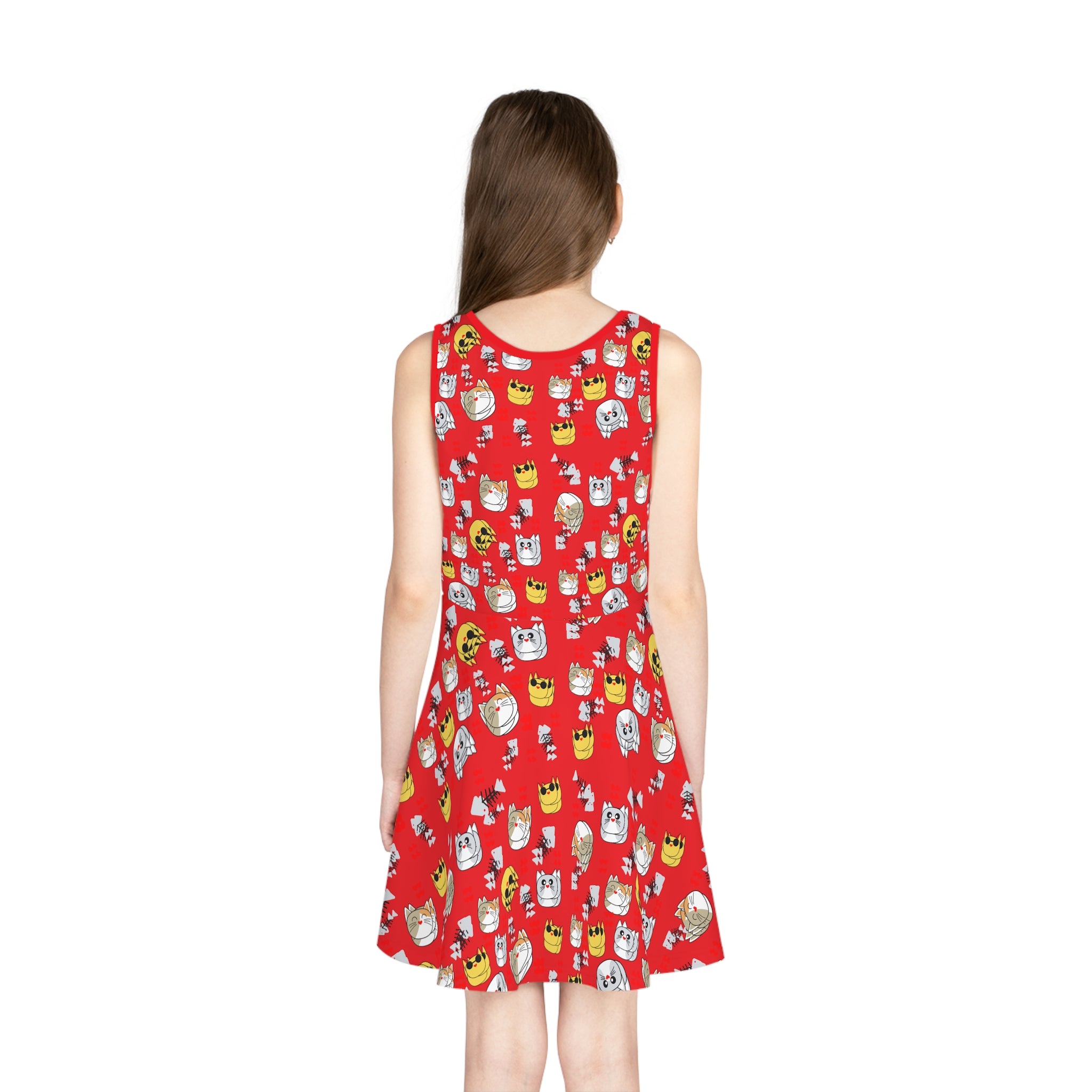 Twirl Dress – Lucky Cat Red Edition