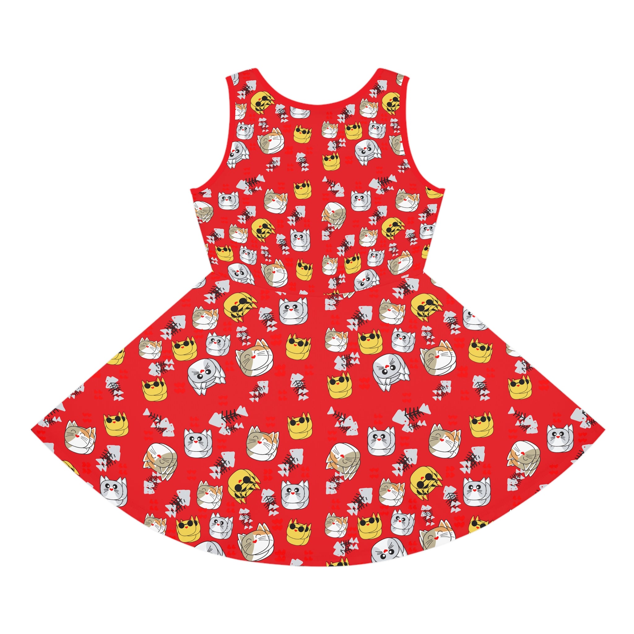 Twirl Dress – Lucky Cat Red Edition