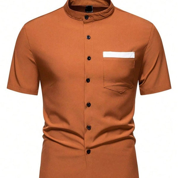 Summer Men's Short Sleeve Shirt