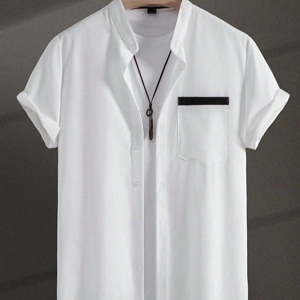 Summer Men's Short Sleeve Shirt