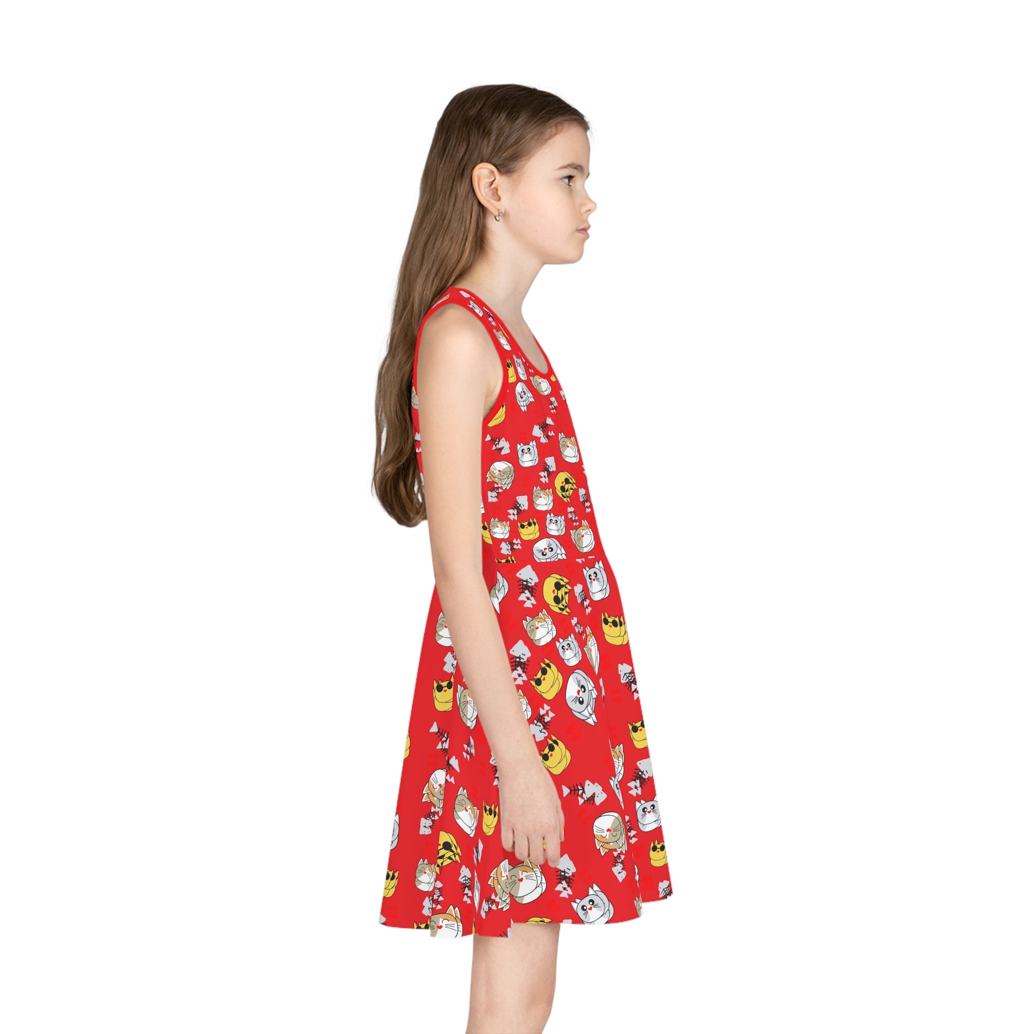 Twirl Dress – Lucky Cat Red Edition